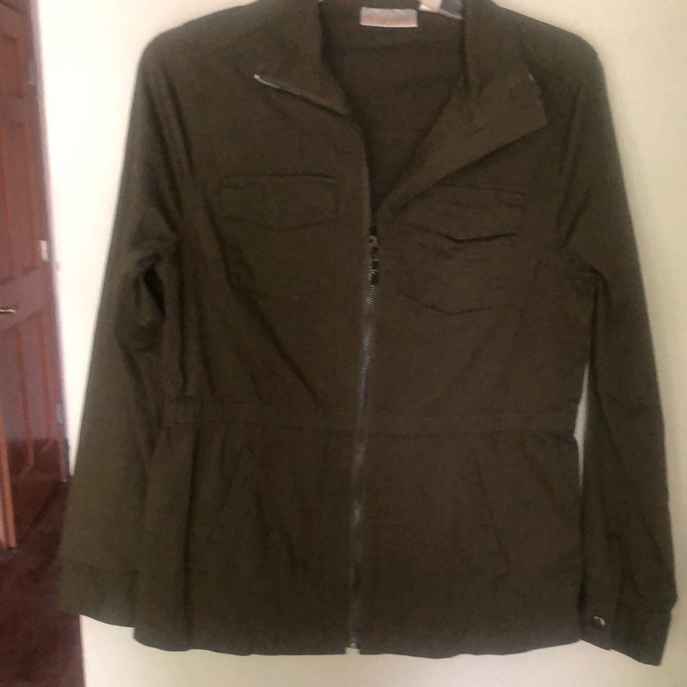 Belle by Kim Gravel Forest Green Jacket